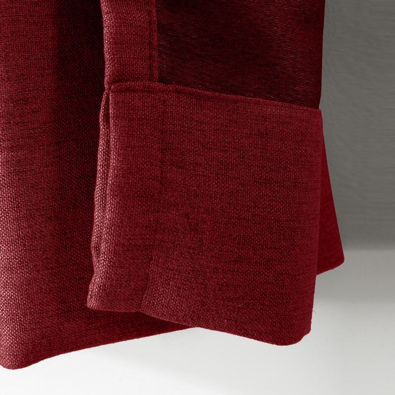 OLIVE Luxury Textured Faux Linen Curtain