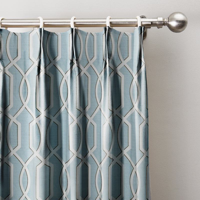 Imperial Trellis Curtain Drape Panel LUCY