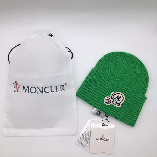 官网同步20秋季最新款-Moncler新款毛线针织帽子,专柜同步,冬季必备款
