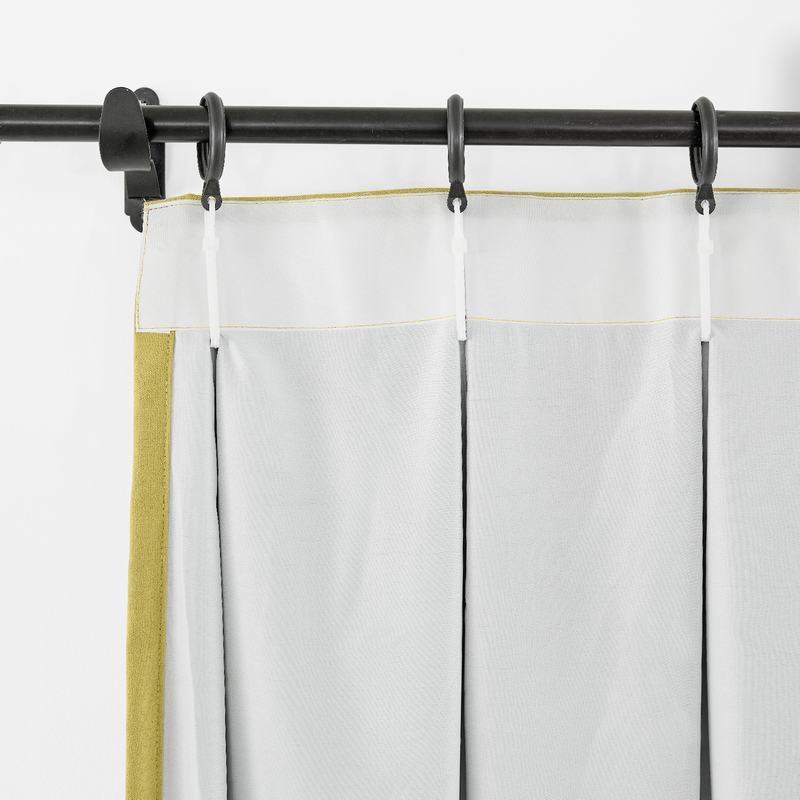 CUSTOM Capri Banana Yellow Blackout Curtains with Liner