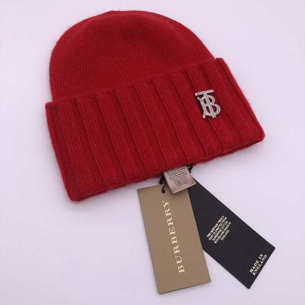 官网同步20秋季最新款-Burberry新款毛线针织帽子，专柜同步，冬季必备款