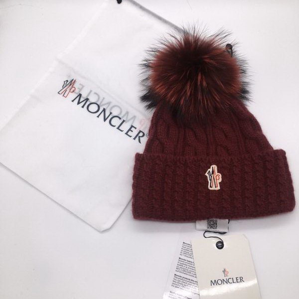 官网同步20秋季最新款-Moncler新款针织帽，独家定制超大毛球，特别火爆，采用精选毛线，手感超柔软，弹性极佳