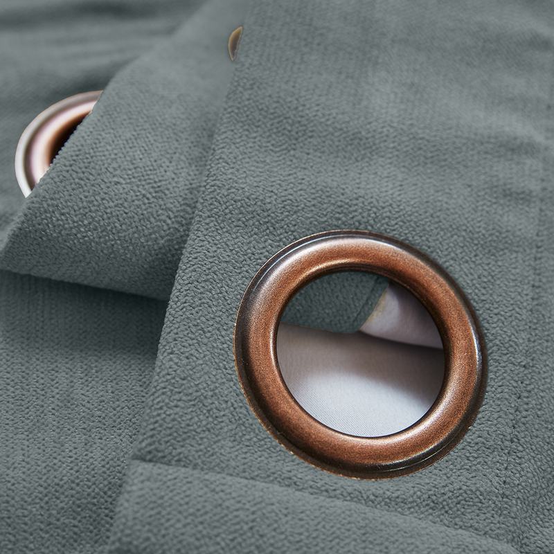 KANTE Polyester Cotton Drapery With Lining Curtains