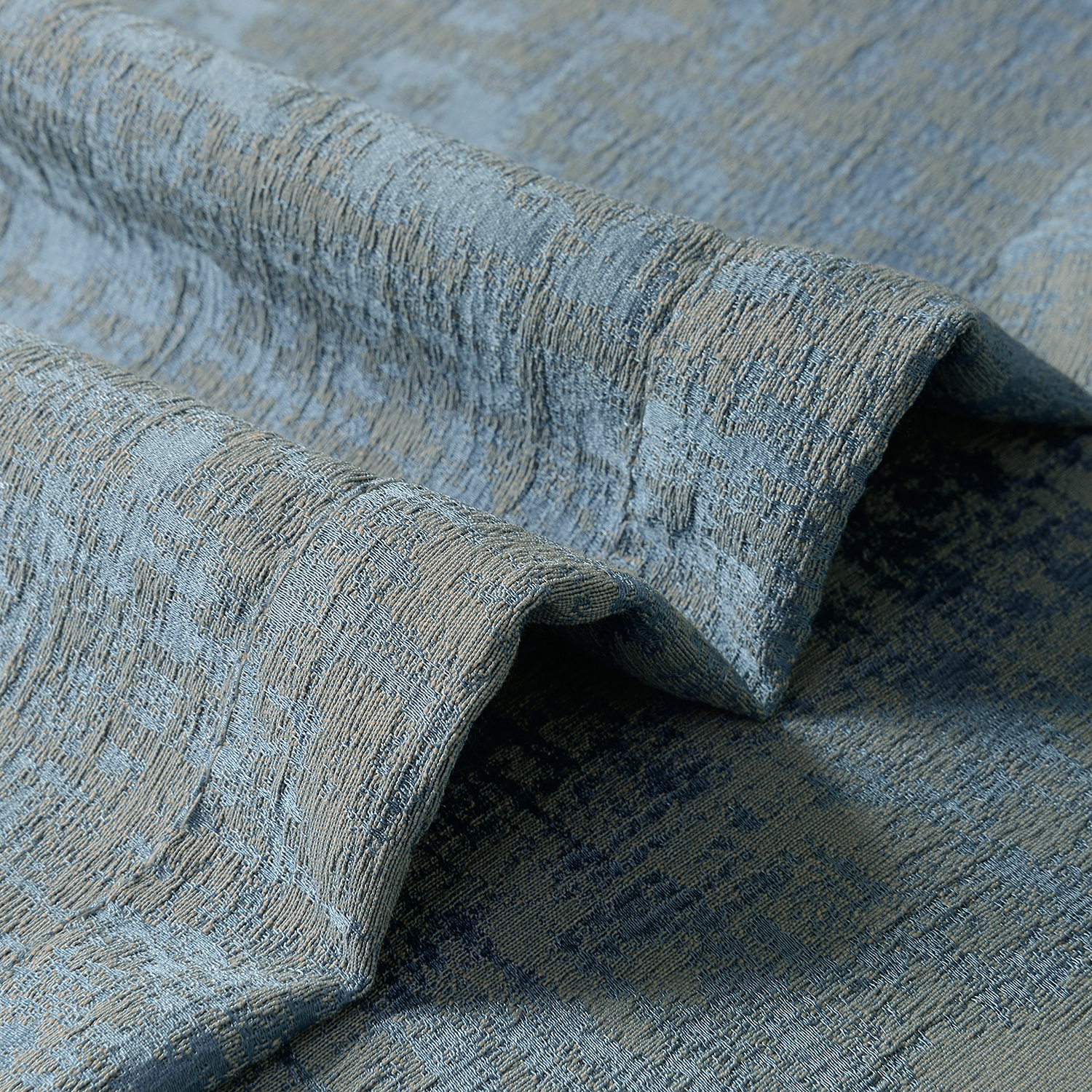 Woodgrain Jacquard Curtain Drapery SANDER