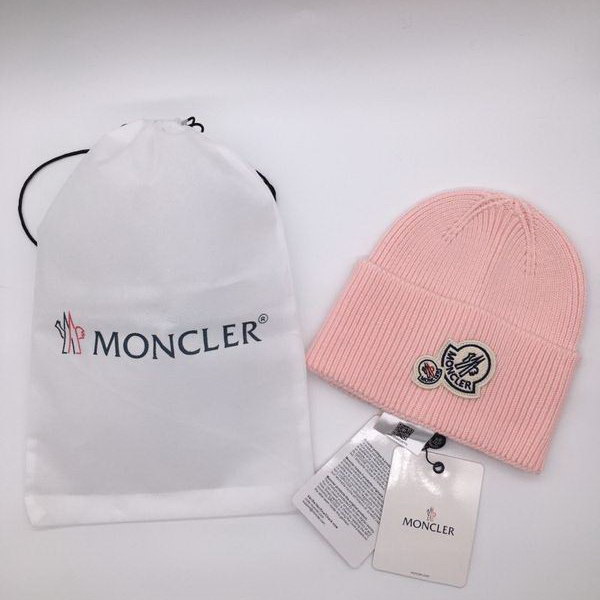 官网同步20秋季最新款-Moncler新款毛线针织帽子,专柜同步,冬季必备款