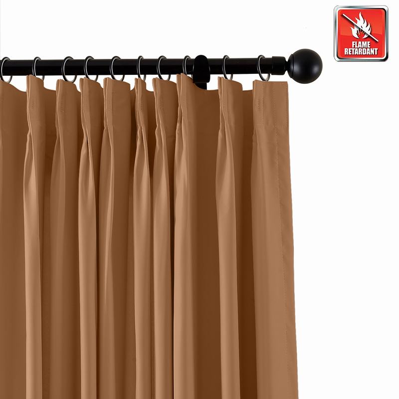 Flame Retardant Fireproof Curtain Thermal Insulated Drapery REGAL