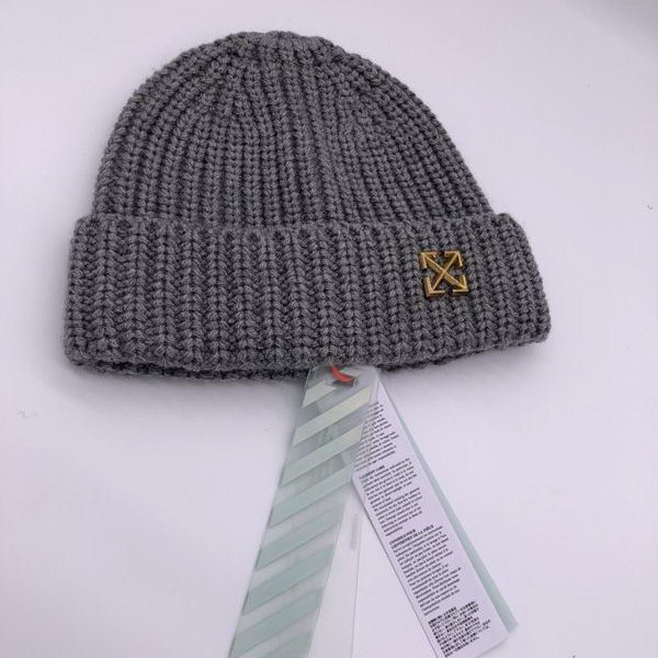 官网同步20秋季最新款-offwhite新款毛线针织帽子，专柜同步，精选毛线，手感超柔软，冬季必备款