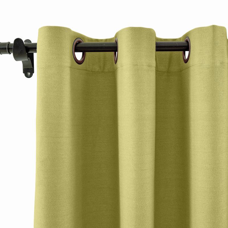 CUSTOM Capri Gold Green Blackout Curtains with Liner