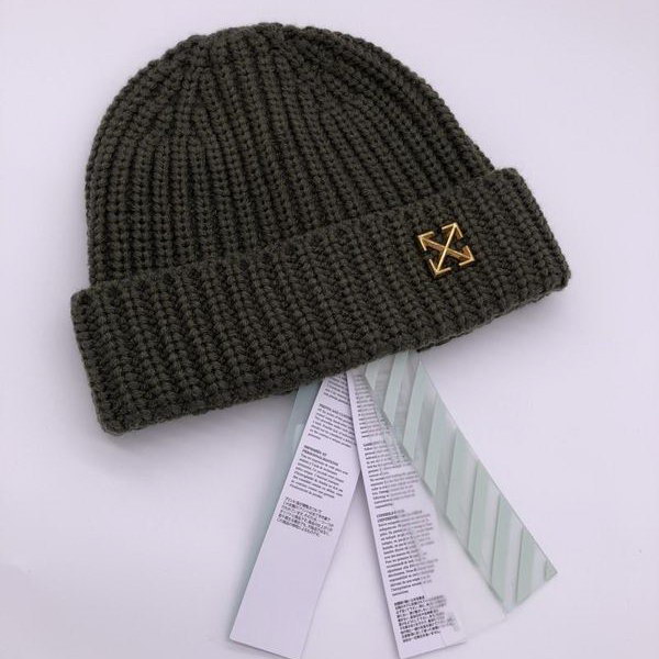 官网同步20秋季最新款-offwhite新款毛线针织帽子，专柜同步，精选毛线，手感超柔软，冬季必备款