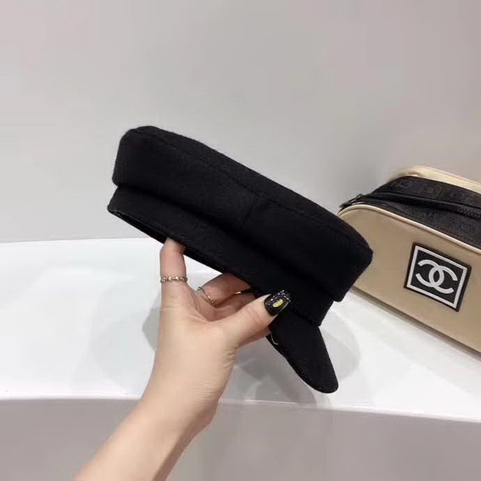 20冬季最新专柜款-古驰Gucci锁扣羊毛呢子军帽，简约轻奢大牌风，简约百搭气质款，保暖凹造型必备单品！