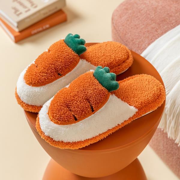 Warm Cute Plush Fruit Cotton Slippers SS0819