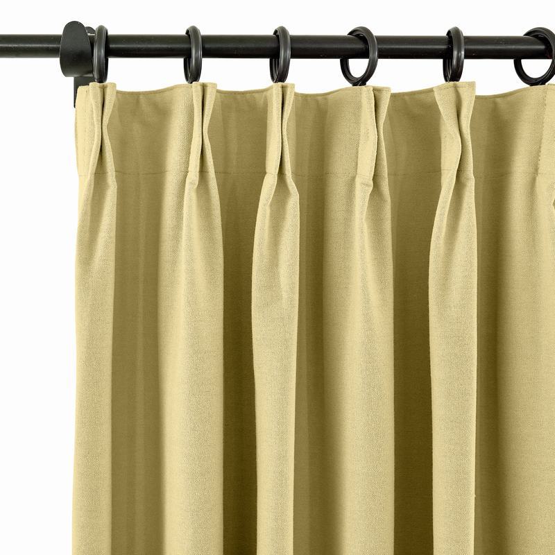 CUSTOM Capri Khaki Blackout Curtains with Liner