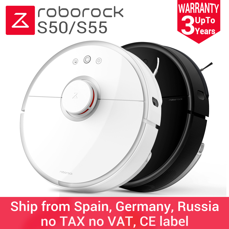 Xiaomi Roborock S50 Robot Vacuum Cleaner 2 Smart Planned Route APP Control Automatic Sweep and Mop