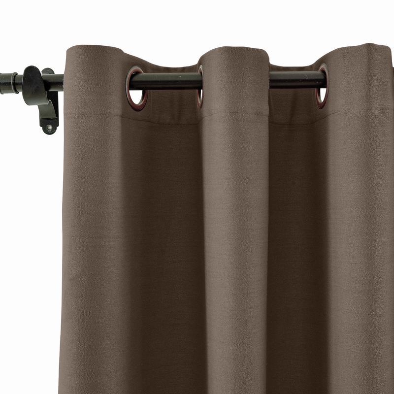 CUSTOM Capri Brown Blackout Curtains with Liner