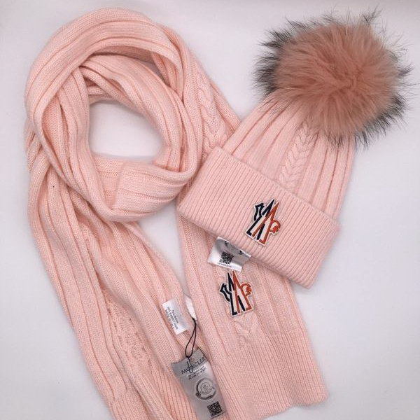 官网同步20秋季最新款-Moncler二​件套系‌列 围巾‎，帽子经‌典‎系‎列，精​致美感，精选毛线，手感超柔软，冬季必备款