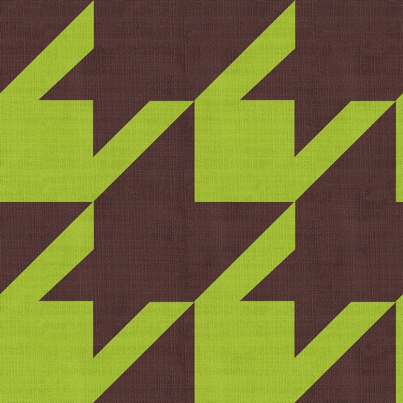 Abstract Print Polyester Linen Curtain Drapery with Privacy Blackout Thermal Lining BETTE