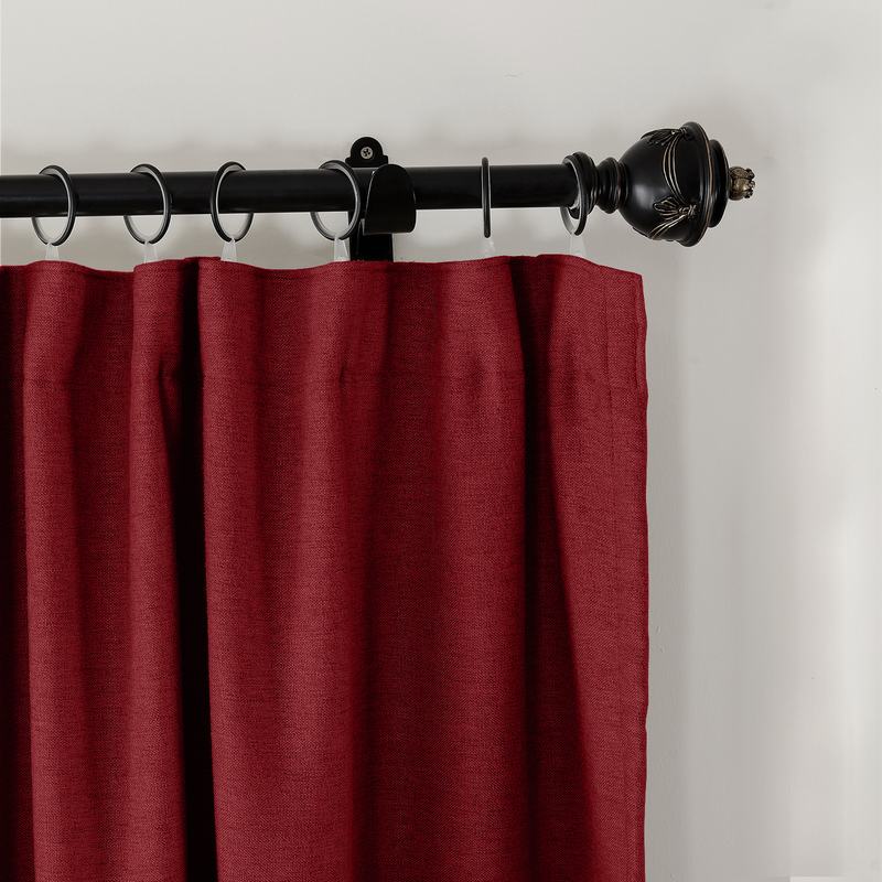 OLIVE Luxury Textured Faux Linen Curtain
