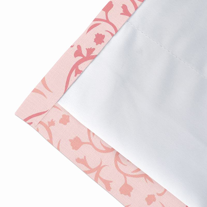 Geometric Print Polyester Linen Curtain Drapery KRISTINE