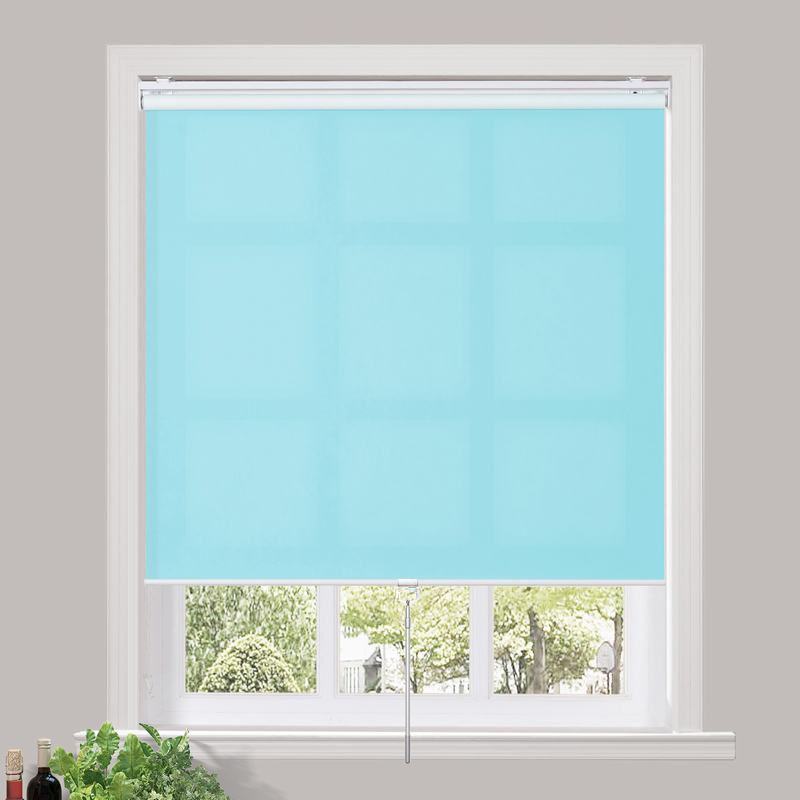 RILEY 60% Blackout Blinds Shade Spring Cordless Roller Shade for Living Dining and Bedroom