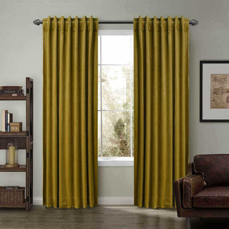 CUSTOM Birkin Fawn Velvet Curtain Drapery With Lining For Traverse Rod Pole or Track