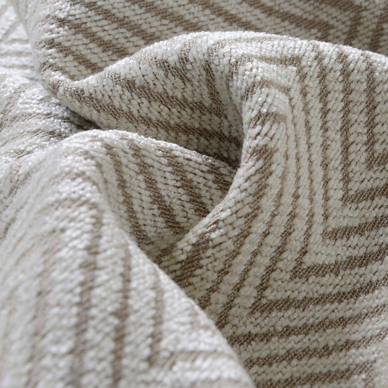 Polyester Chenille Jacquard Curtain Wave Soft Handfeel Drape ZINGE