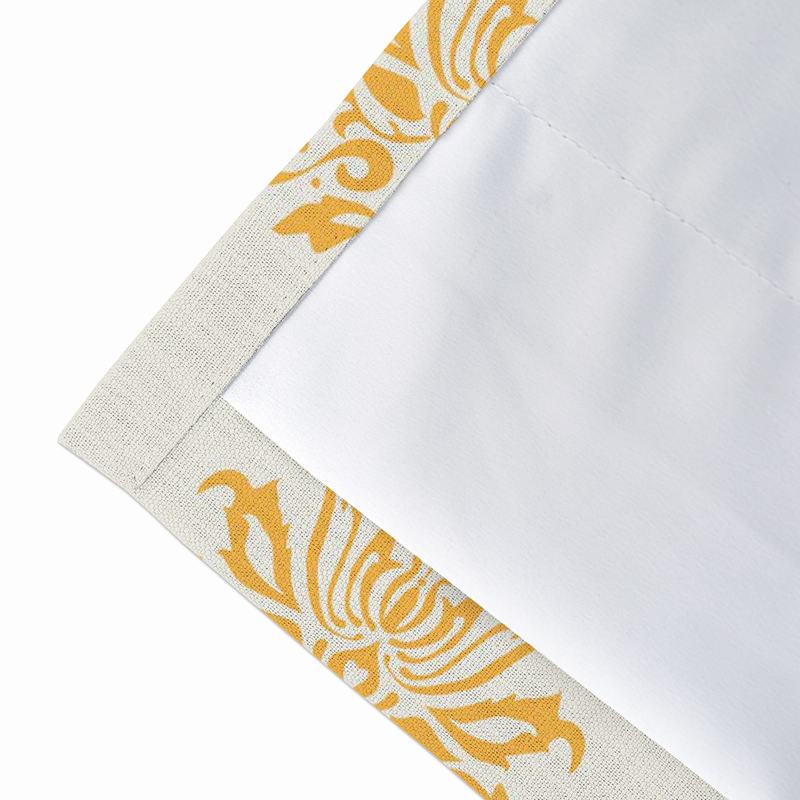 Abstract Print Polyester Linen Curtain Drapery JENNIFER