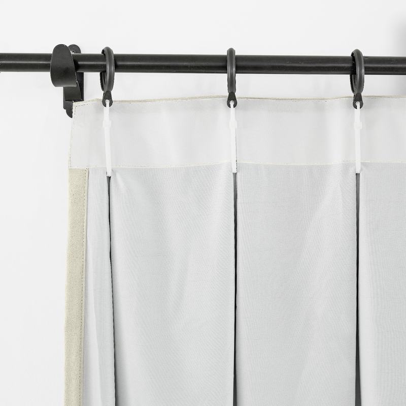 CUSTOM Capri Fog Blackout Curtains with Liner