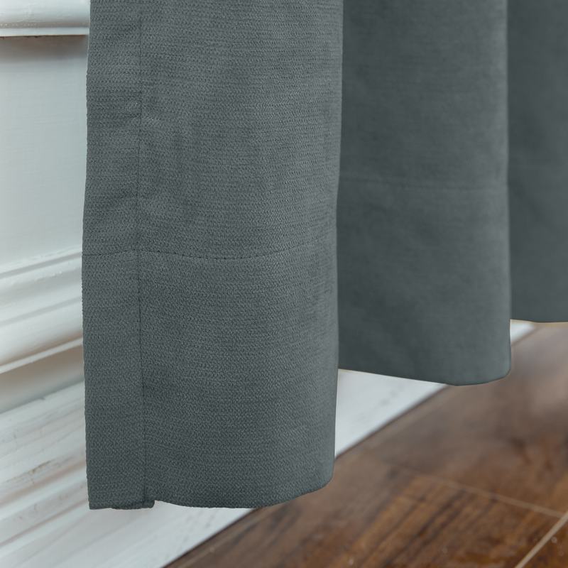 KANTE Polyester Cotton Drapery With Lining Curtains