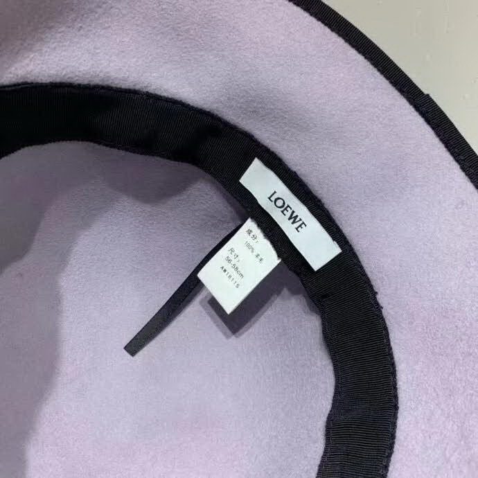 20冬季最新专柜款-罗意威LOEWE2020秋冬新款羊毛礼帽，圆顶盆帽，羊毛