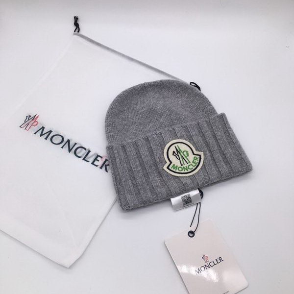 官网同步20秋季最新款-Moncler新款毛线针织帽子，专柜同步，冬季必备款