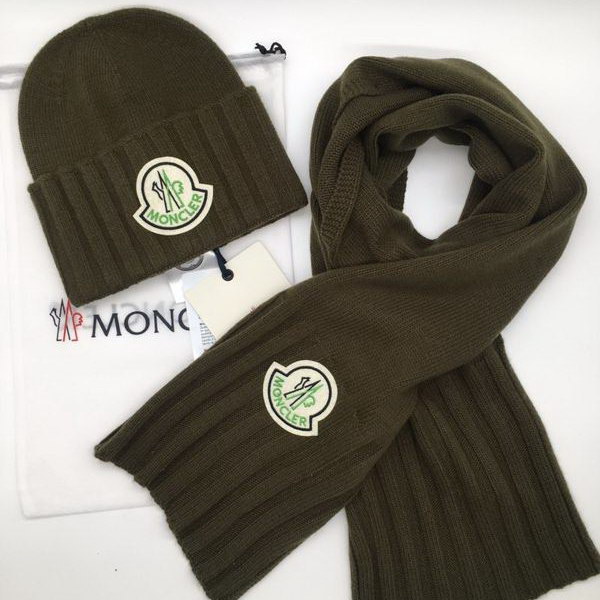 官网同步20秋季最新款-Moncler二​件套系‌列 围巾‎，帽子经‌典‎系‎列，精​致美感，精选毛线，手感超柔软，冬季必备款