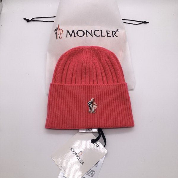 官网同步20秋季最新款-Moncler新款毛线针织帽子，专柜同步，冬季必备款