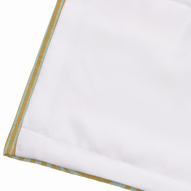 PENELOPE Abstract Print Polyester Linen Room Darkening Roman Shade