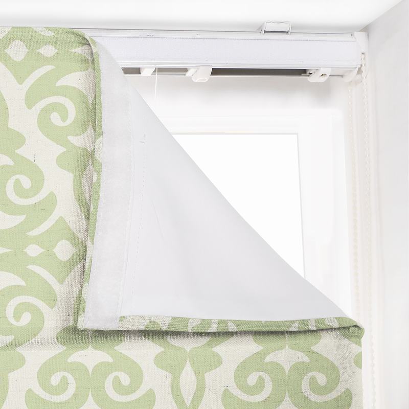 EMPORIO Geometric Print Polyester Linen Roman Shade