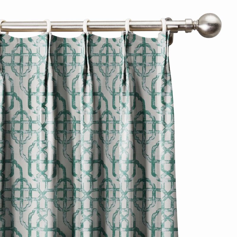 Trellis Window Curtain Lattice Drapery THEA