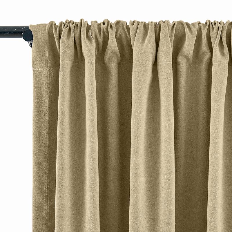 Room Darkening Curtain Drapery Panel YEFFA