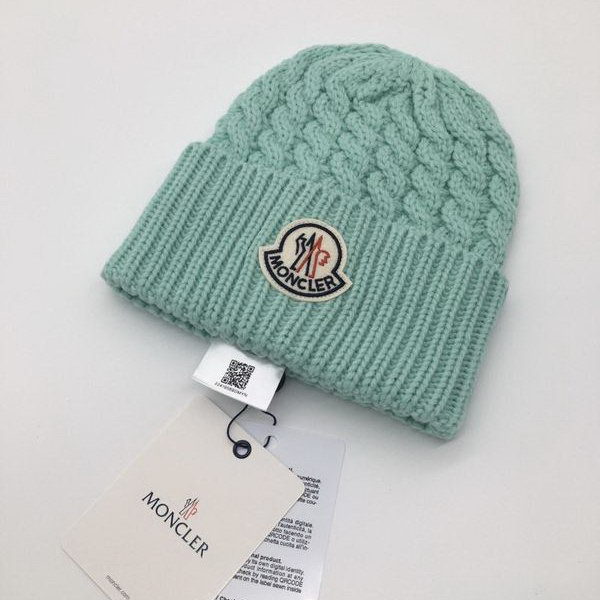 官网同步20秋季最新款-Moncler新款毛线针织帽子，专柜同步，冬季必备款