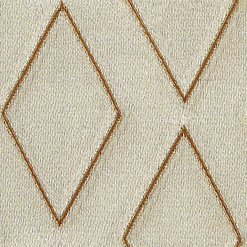 Solid Jacquard Diamond Curtain Drapery MAEVE