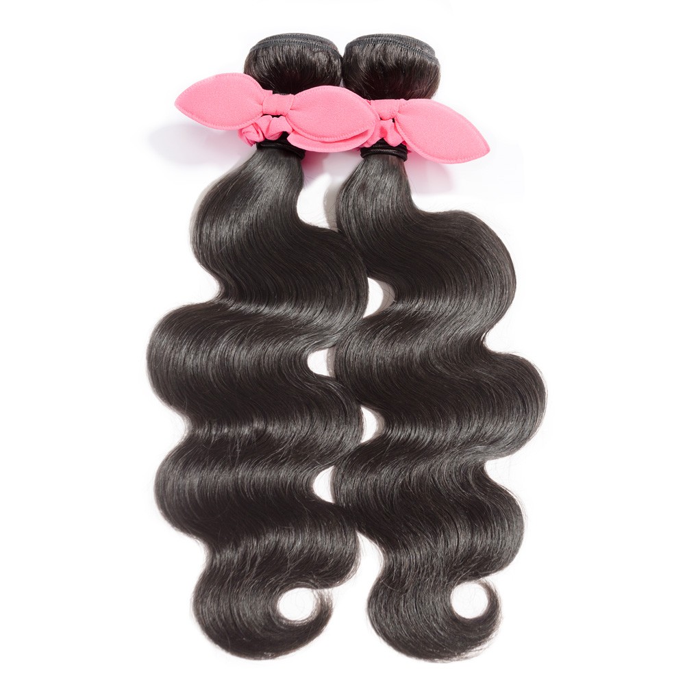 【Platinum 7A】360 Lace Frontal Band With 2 Bundles Body Wavy 7A Brazilian Virgin Hair