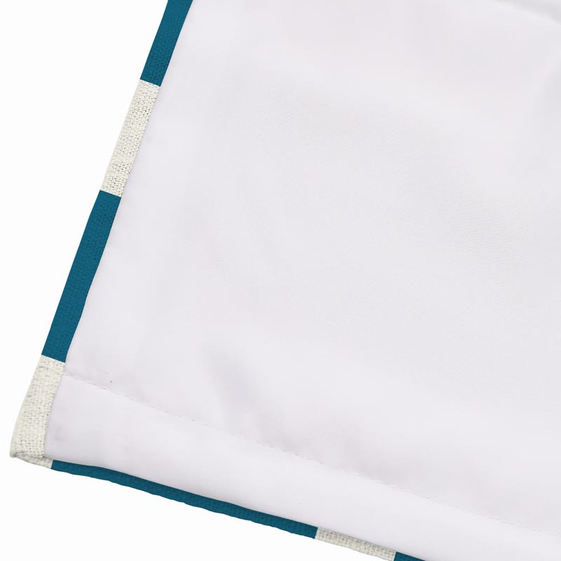 CHELSEA Abstract Print Polyester Linen Roman Shade