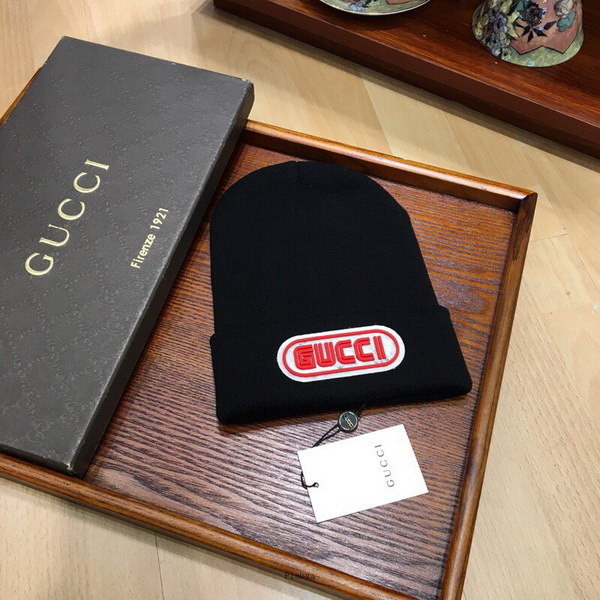 官网同步20秋季最新款-Gucci新款毛线针织帽子，专柜同步，冬季必备款