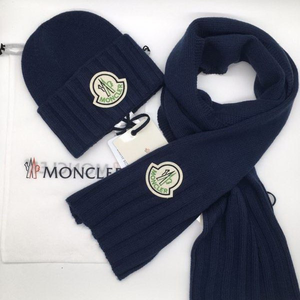 官网同步20秋季最新款-Moncler二​件套系‌列 围巾‎，帽子经‌典‎系‎列，精​致美感，精选毛线，手感超柔软，冬季必备款