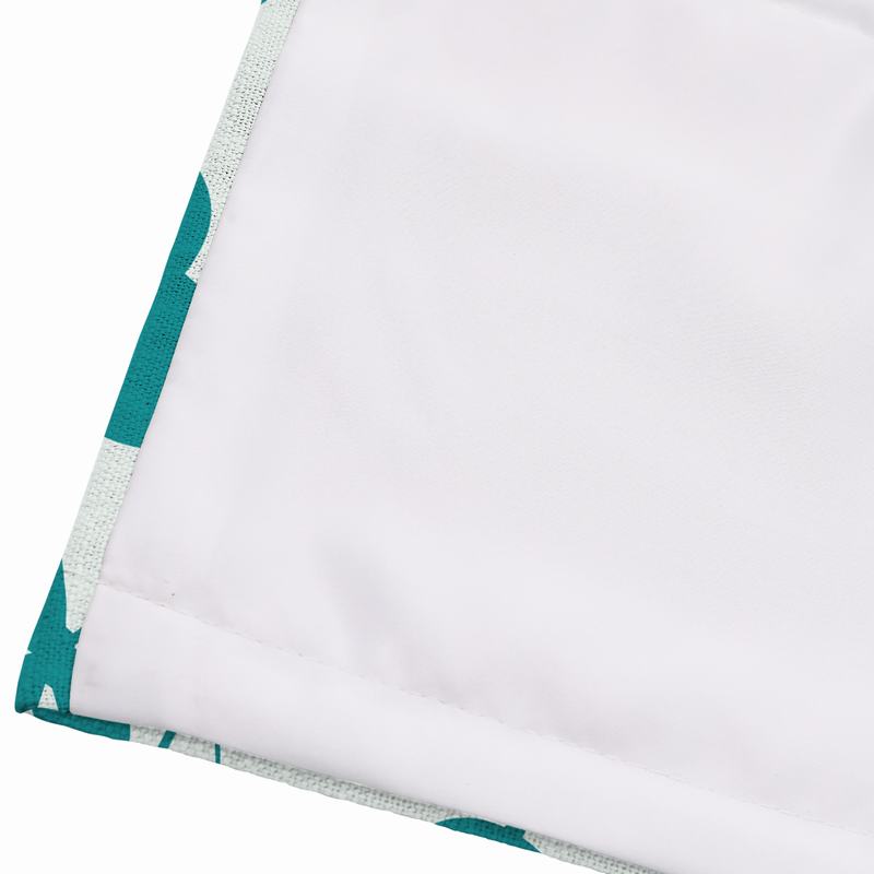 CARLA Abstract Print Polyester Linen Room Darkening Roman Shade