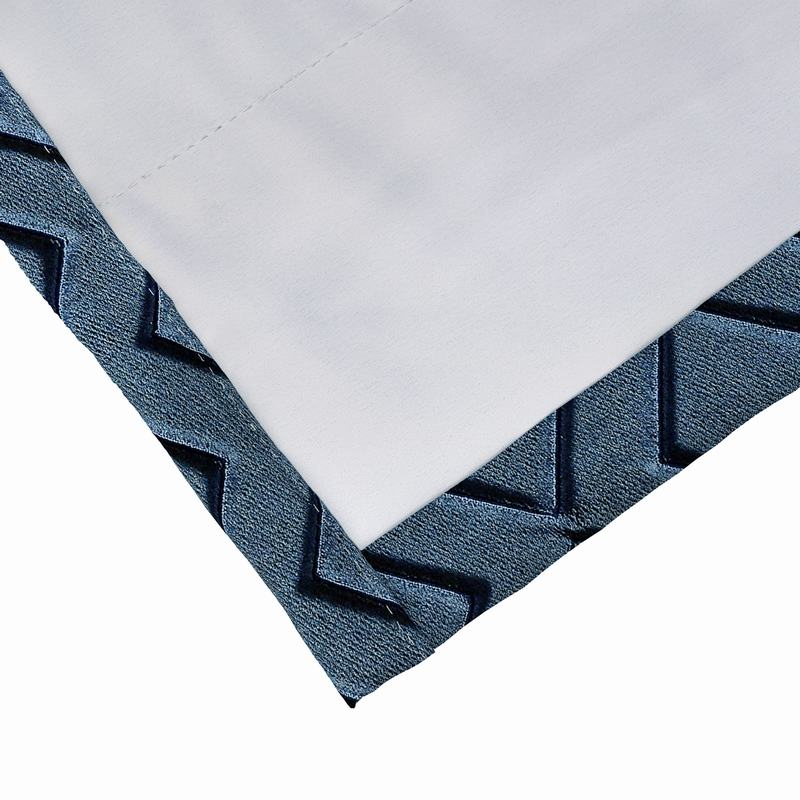 Solid Jacquard Diamond Curtain Drapery AMELIA