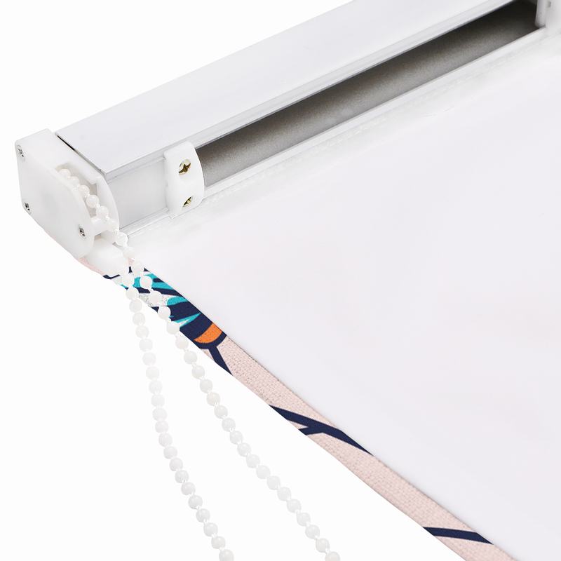 ALICE Nature Print Polyester Linen Roman Shade