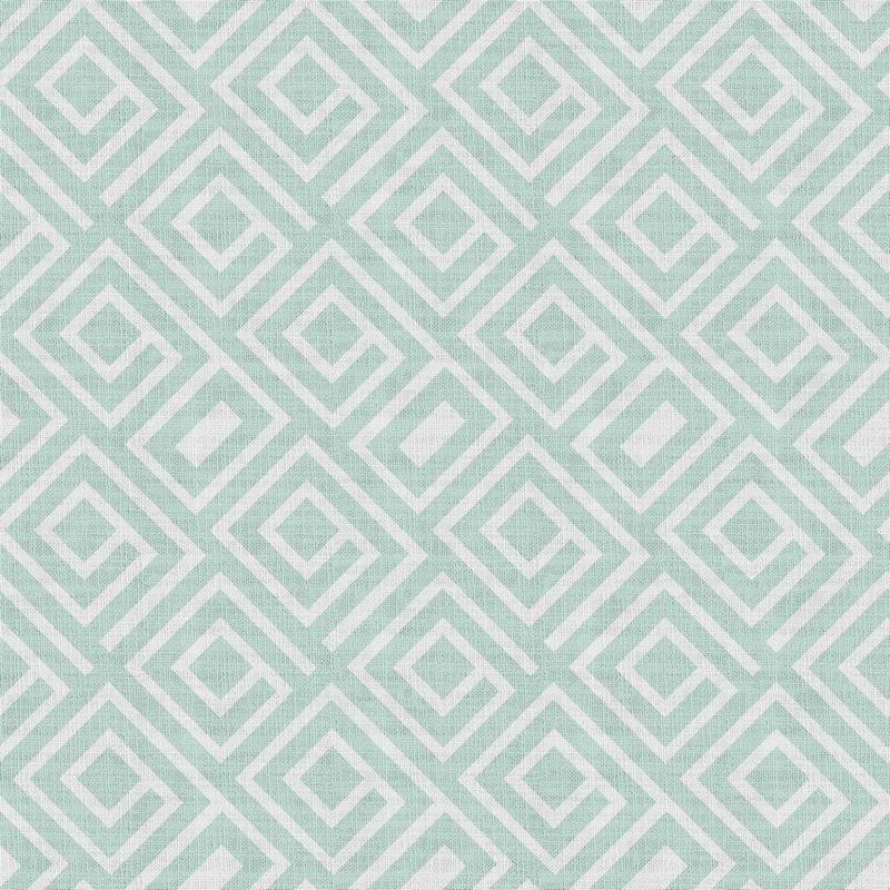 Geometric Print Polyester Linen Curtain Drapery ATELIER