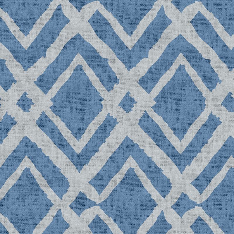 Geometric Print Polyester Linen Curtain Drapery with Privacy Blackout Thermal Lining CAMILLE