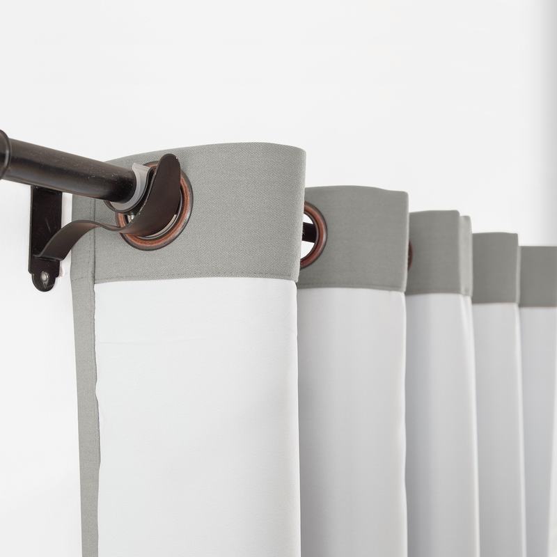 CUSTOM Capri Stone Taupe Blackout Curtains with Liner