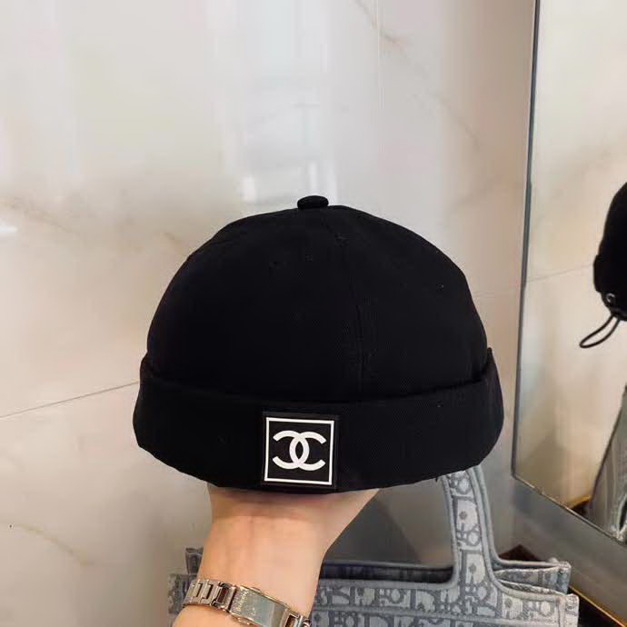 20冬季最新专柜款-Chanel四季款时尚地主帽，纯棉布！时尚年轻power，有点韩，雅痞帅气男女款！后置抽绳。