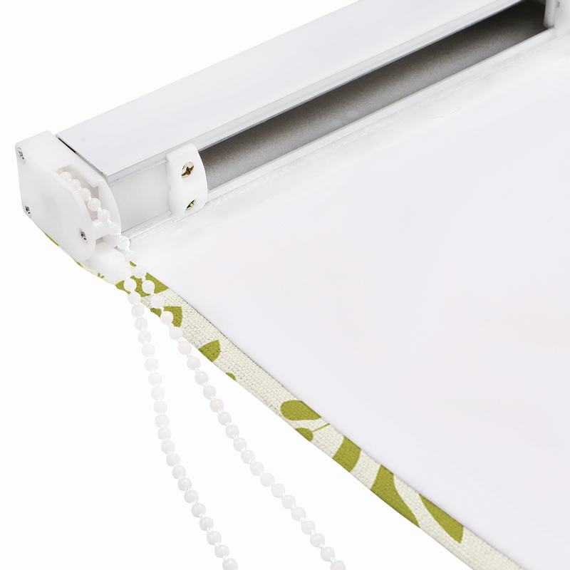 JASPER Nature Print Polyester Linen Roman Shade